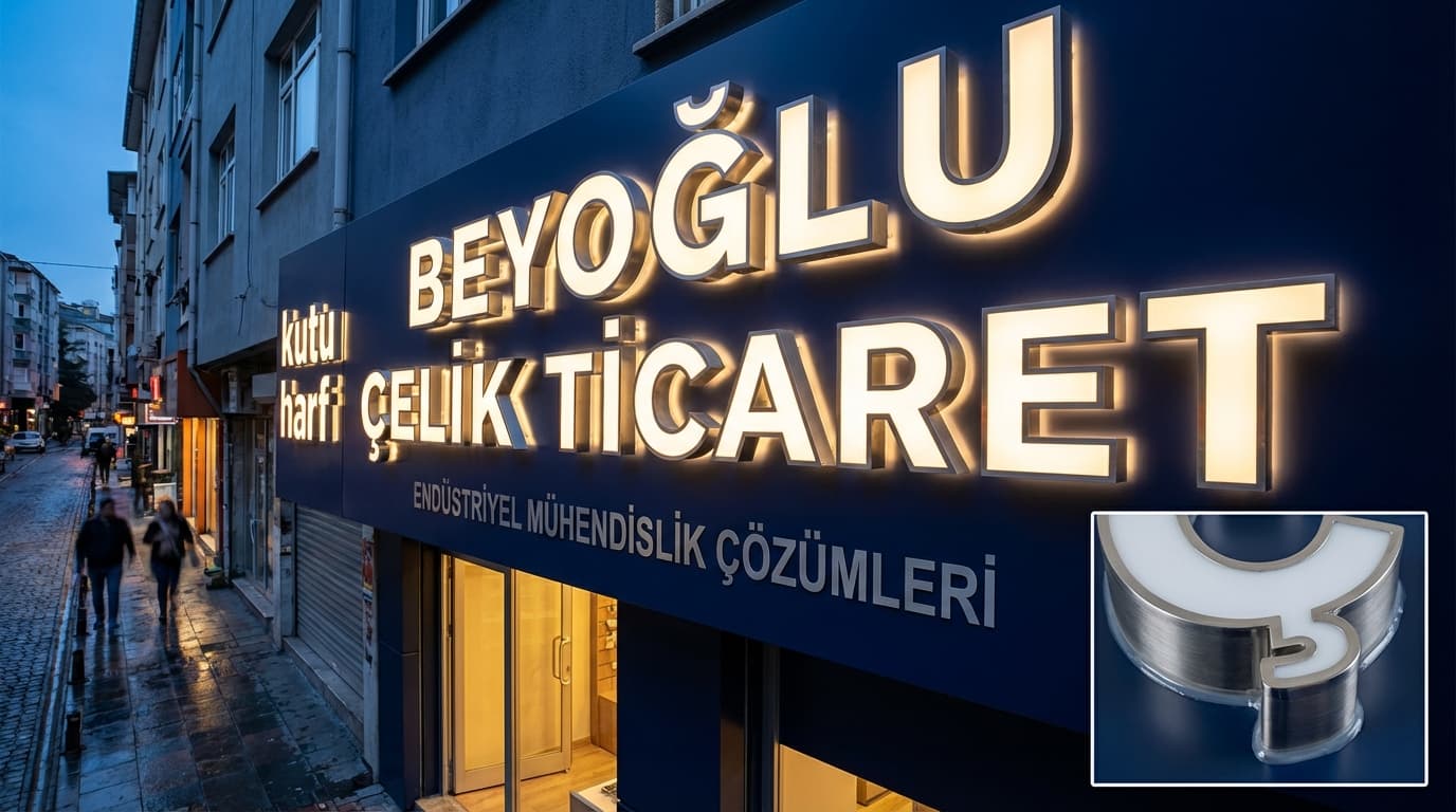 İstanbul kutu harf tabela imalatı